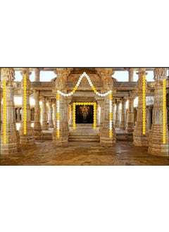 ZESTENTER ZestEnter Backdrop Clothes for DecorationPoojaFestive BackdropsBackground Decoration Temple 
