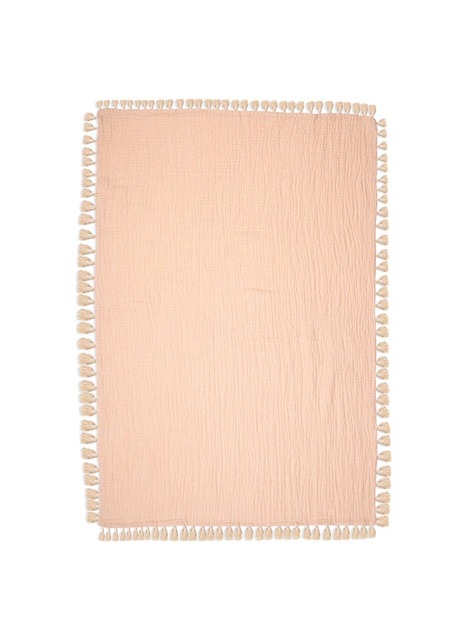 Crane BABY 6 Layer Muslin Blanket - Desert Rose  - Image 2