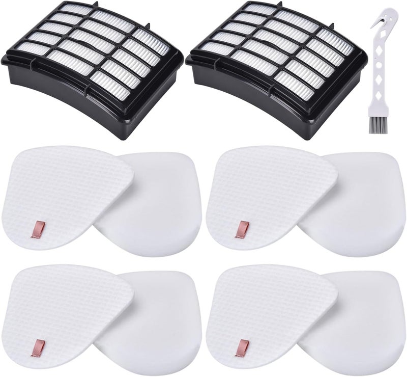 Artraise Filters for Shark Navigator Lift Away Deluxe Upright Vacuum Replacement UV540 UV440 NV360 NV350 NV351 NV352 NV355 NV356 NV357 NV370 NV391 UV490 UV500 UV541 ZU503AMZ, Compare to Part XFF350, XHF350 - Image 1