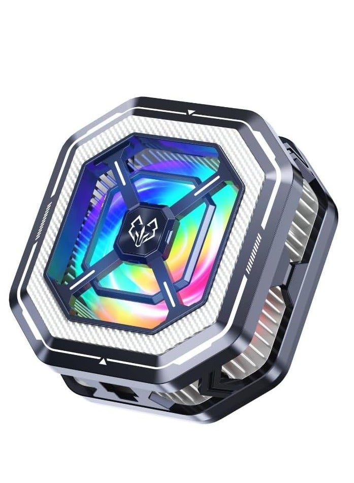 مبرد ICE Cooler HL01 للهواتف المحمولة المخصصة للألعاب - مروحة تبريد شبه موصلة مغناطيسية مزودة بمشبك خلفي، عالمية لأجهزة iPhone وAndroid، تصميم محمول خفيف الوزن مع كابل من النوع C - Image 1