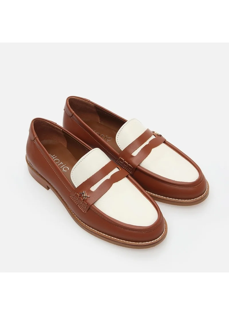 Hotiç 01AYH288500A374 GENUINE Leather Tan Women's Loafer
