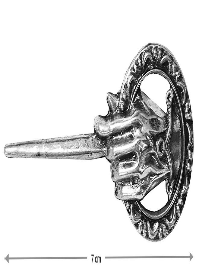 FURE Metal Hand Brooch (Big) - Rhodium for Men & Women - Image 2