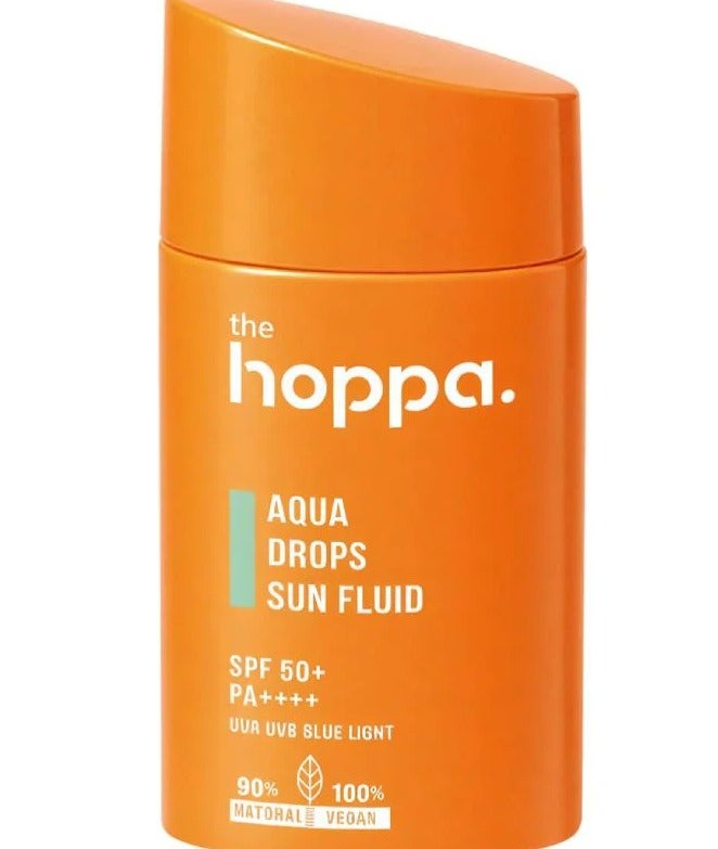 HOOPA Fluid Sunscreen Aqua Drops For Dry Skin By The Hoppa - +SPF50 - Image 1