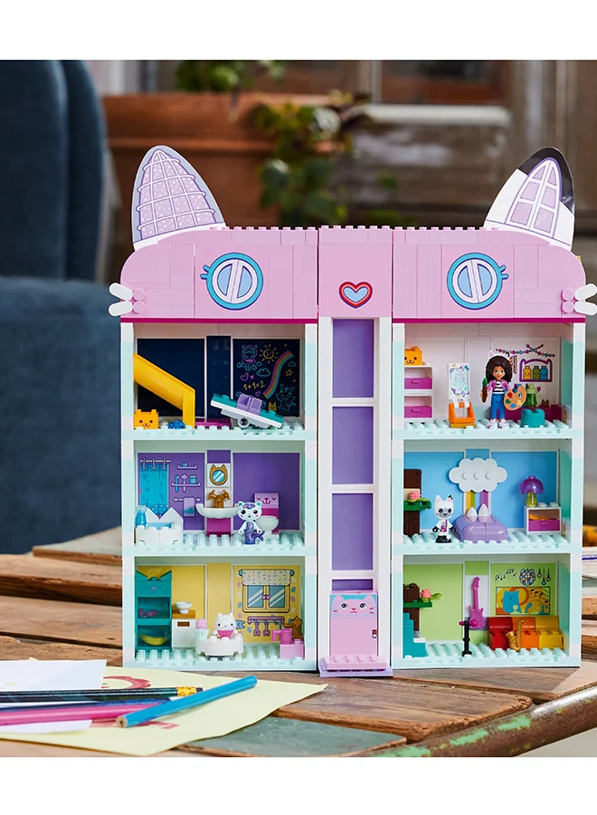LEGO Gabby’S Dollhouse 10788 Building Toy Set; An 8-Room Home With Authentic Details And Popular Characters From The Tv Show, Including Gabby, Pandy Paws, Cakey And Mercat; Gift For Kids Aged 4+ (498 Pieces)