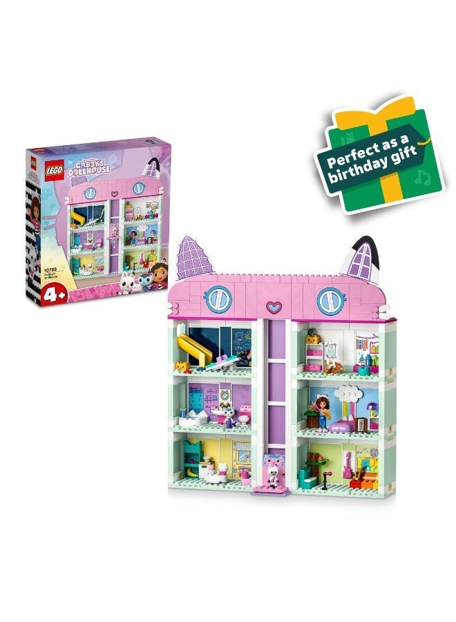 LEGO Gabby's Dollhouse Toy Playset with 4 Figures 10788 (Age 4+, 498 Pieces) - Image 1