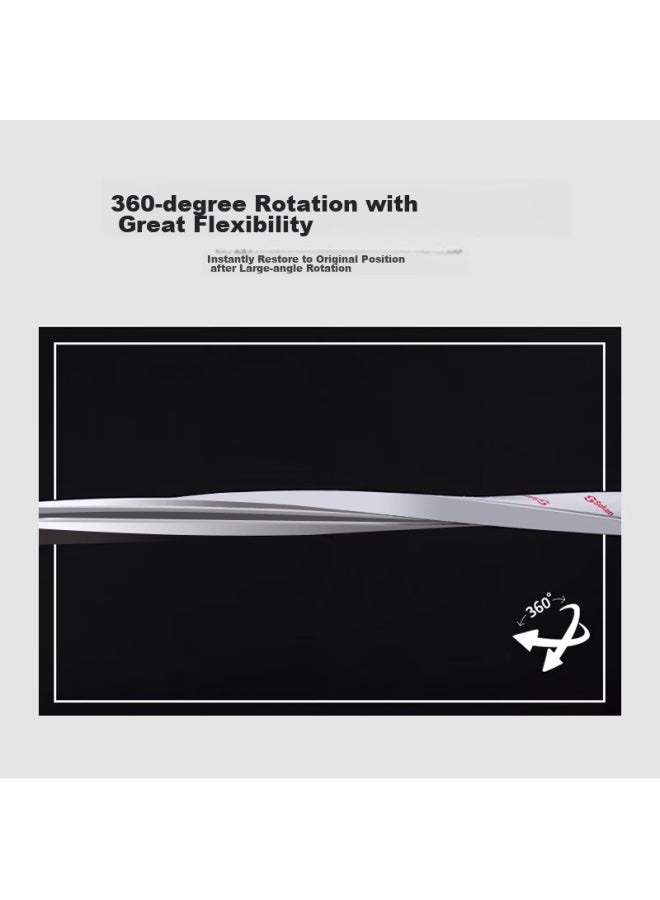 Mingju Fabric Curtain Adhesive Track, No Drilling Required, Wardrobe Door Curtain Guide Rail, Sliding Track, Top Or Side Mounting, Ultra-thin Single Track, White, 2 Meters - Image 5