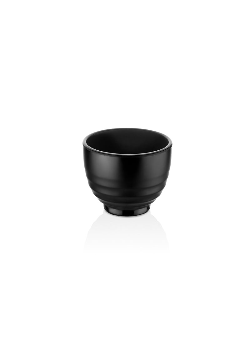 Orbit melamine bowl 9 cm matte black