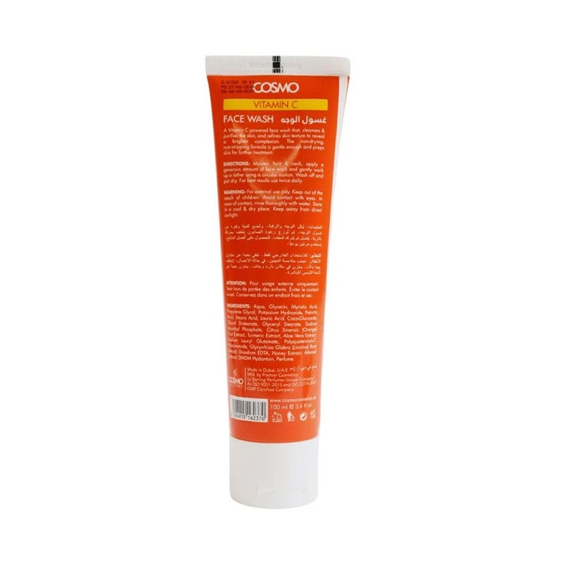COSMO Vitamin C  Face Wash – 100ml - Image 2