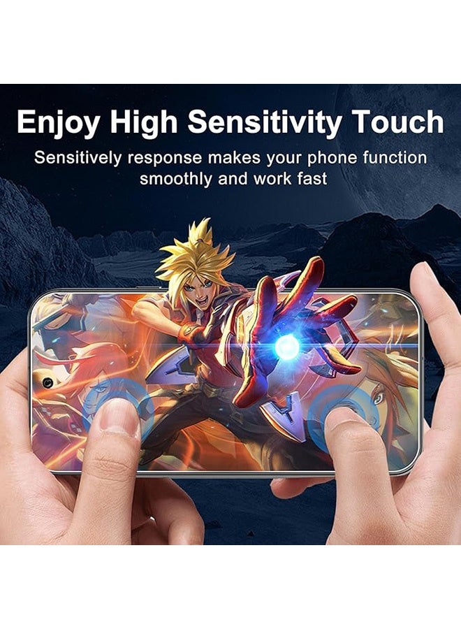 2 جهاز كمبيوتر شخصي شرف سحر 8 برو 5G حامي الشاشة, مع 2 جهاز كمبيوتر شخصي فيلم حماية الكاميرا, 9H الزجاج المقوى حامي الشاشة لشرف سحر 8 برو 5G, التغطية الكاملة الفقاعة الخالية من الفيلم المقوى, مكافحة الخدش فيلم (الحافة اللاصق) - Image 4