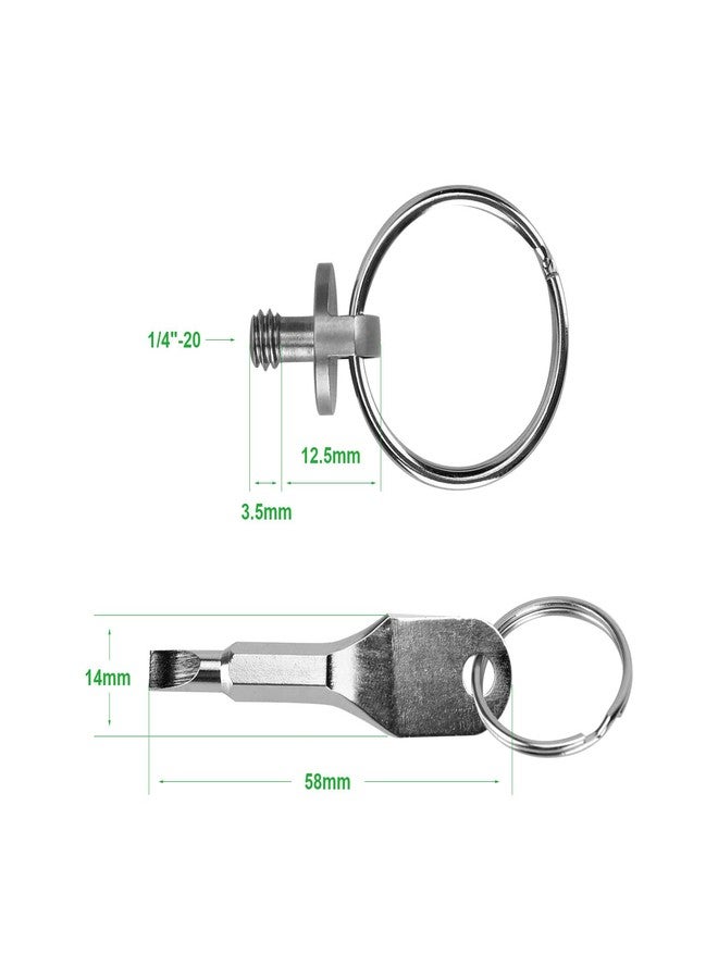 SZRIG Camera Cage Screw Adapter with 1/4"-20 & 3/8-16 Screw Pack for Tripod Screw Accessories(8 Pieces) - Image 3
