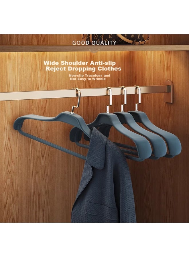 Muya Home Hanger Clothes Hanger Anti-shoulder Angle Suit Coat Special Clothes Hanger Traceless Thickened Enlarged Coat Support Stand - Image 2