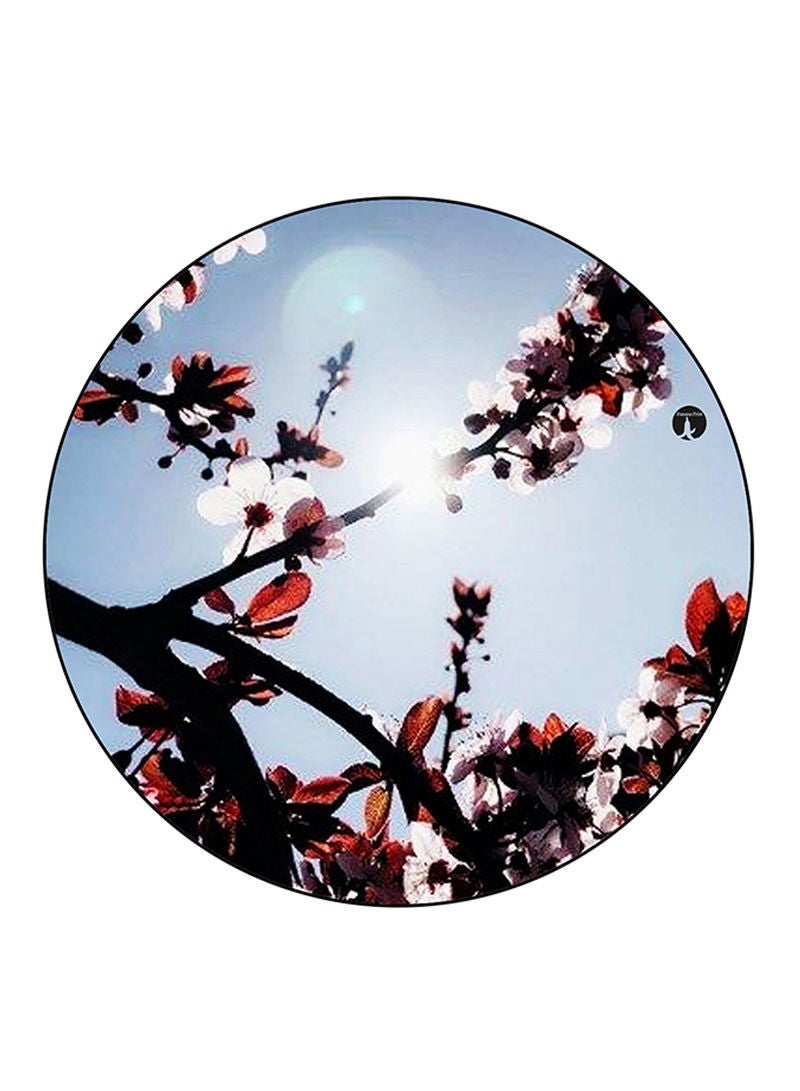 RKN Flowers Printed Mouse Pad  Multicolour