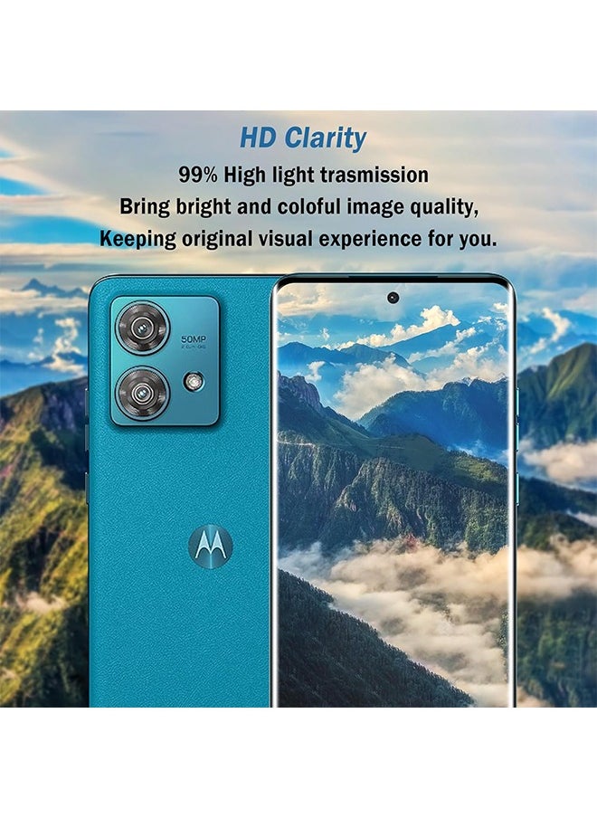 X-level - 2 PCS Tempered Glass Screen Protector for Moto Edge 40 Neo,3D Full Coverage Tempered Glass with Film HD Clear Scratch Resistant Bubble-Free Phone Display Cover Accessory - Image 1