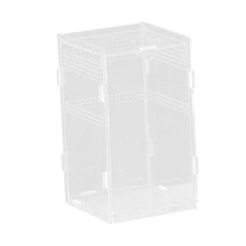 صندوق تربية الزواحف 12x12x20 سم - مرن في تصميم المناظر الطبيعية - تررم قابل للتنفس للضفادع والثعابين - Image 2
