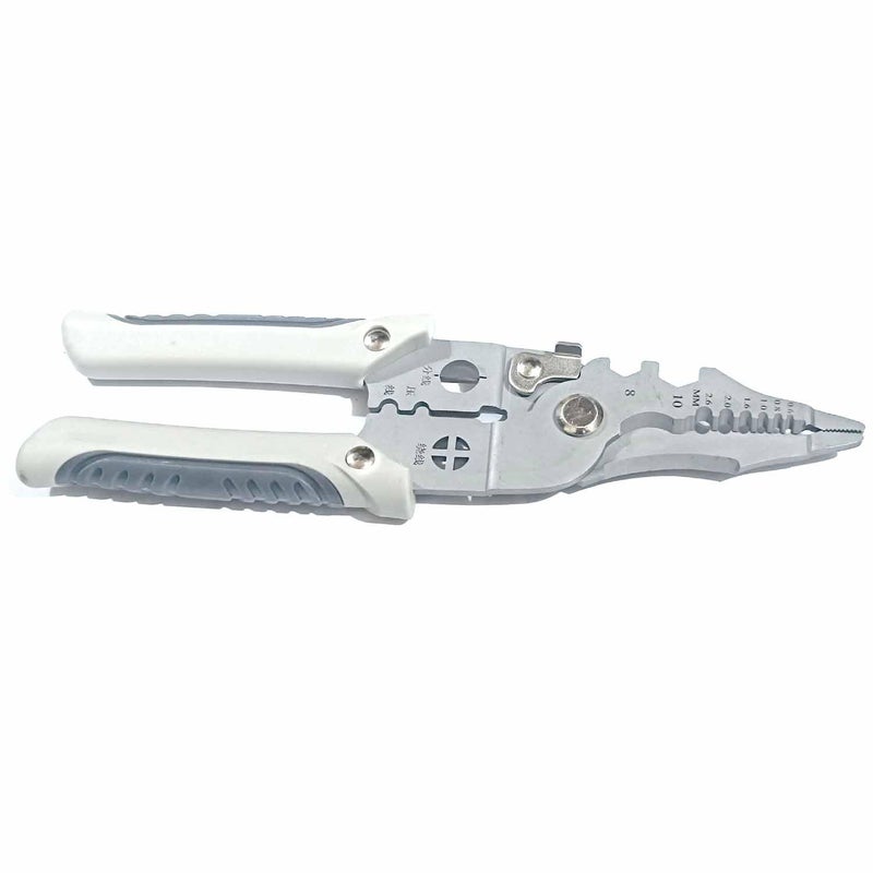 UPTODATETOOLS Multipurpose Wire Stripper for Electrical Cable Cutting Crimper Cable Cutter Pliers Professional Electrical Wire Stripping Tool - Image 2
