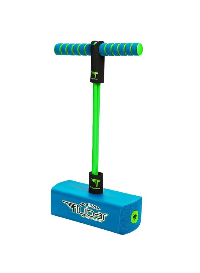 Flybar Flybar My First Foam Pogo Jumper for Kids Fun and Safe Pogo Stick, Durable Foam and Bungee Jumper for Ages 3 and up Toddler Toys, Supports up to 250lbs (Blue) - Image 1