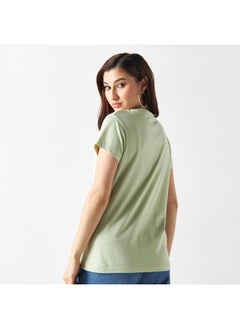Lee Cooper Lee Cooper Typography Detail T-shirt with Short Sleeves  - Image 3