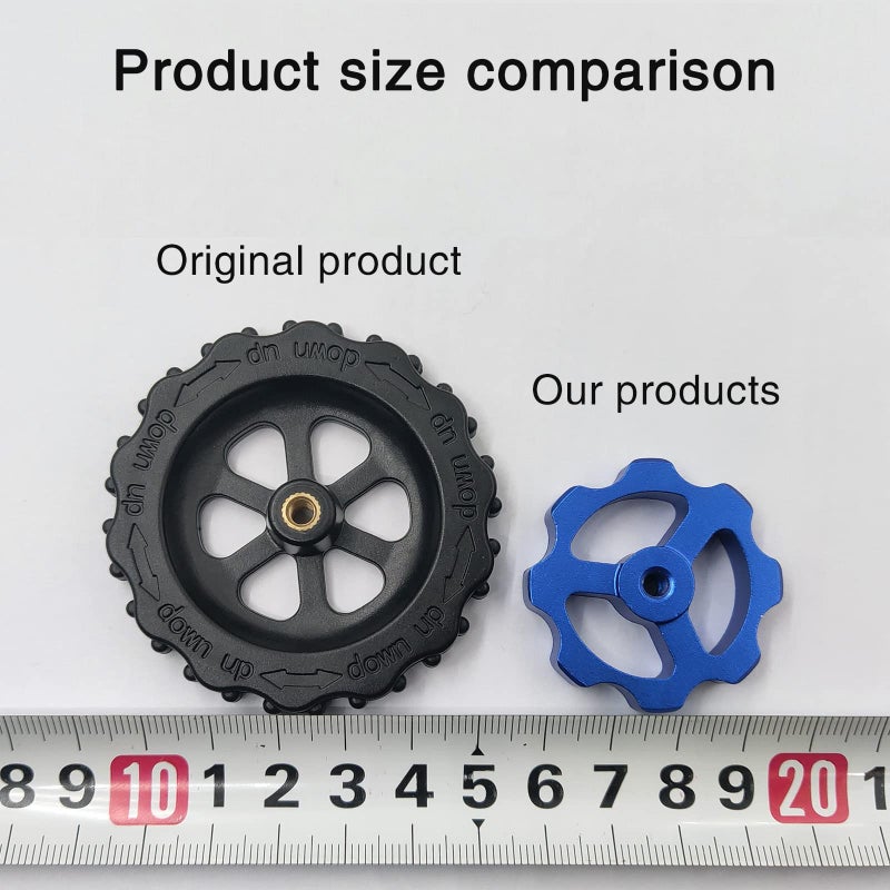 TIOPY 17 Pcs 3D Printer Hotbed Leveling Kit,4 pcs Blue Aluminum Hand Twist Leveling Nut,4 pcs Upgrade Springs, 4 pcs Screws,5 pcs Hot Bed Silicone Leveling Column Mounts for Ender 3/3 Pro - Image 2