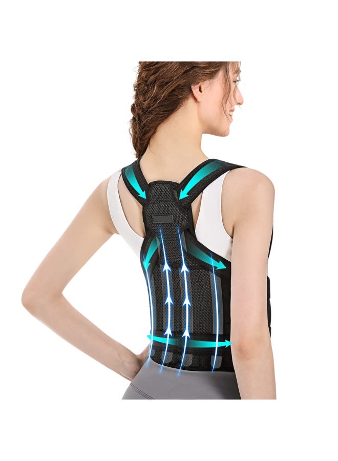 McDou Unisex support correction belt, scientific correction of hunchback and chest, adjustable shoulder correction belt, breathable and skin-friendly fabric, comfortable to wear, all-day support  - Image 1