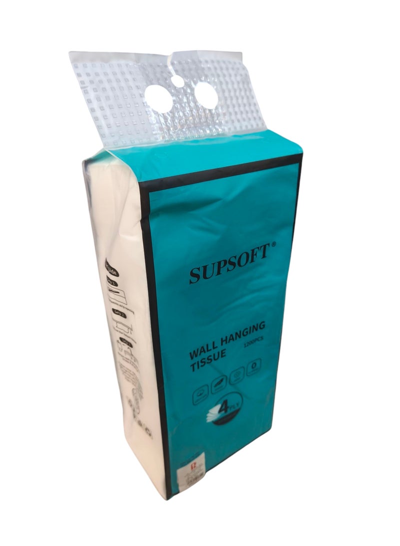 Generic 9 Packs of Tissues Each Contains 1200 Tissues 4 Ply  - Image 4