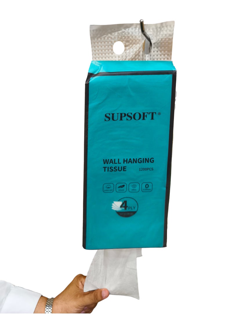 Generic 9 Packs of Tissues Each Contains 1200 Tissues 4 Ply  - Image 2