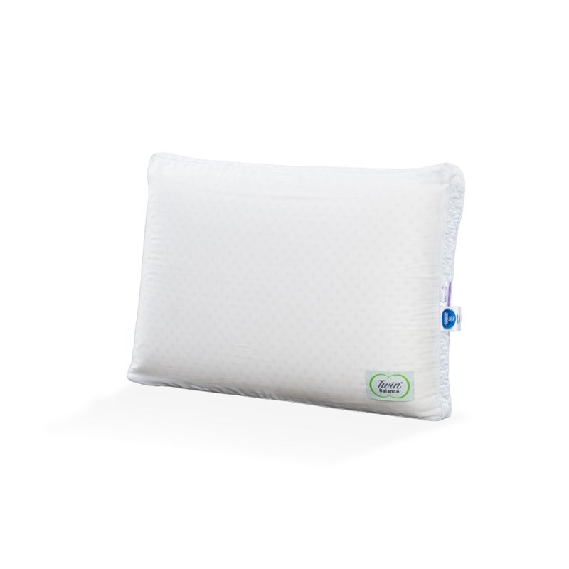 Fernex Twin Balance Lavender Pillow | 100% Natural Latex with Memory Foam | Balanced Flexibility & Support | Therapeutic Lavender & Eucalyptus Oils | Deep Relaxing Sleep | Premium Malaysian Quality - Image 2