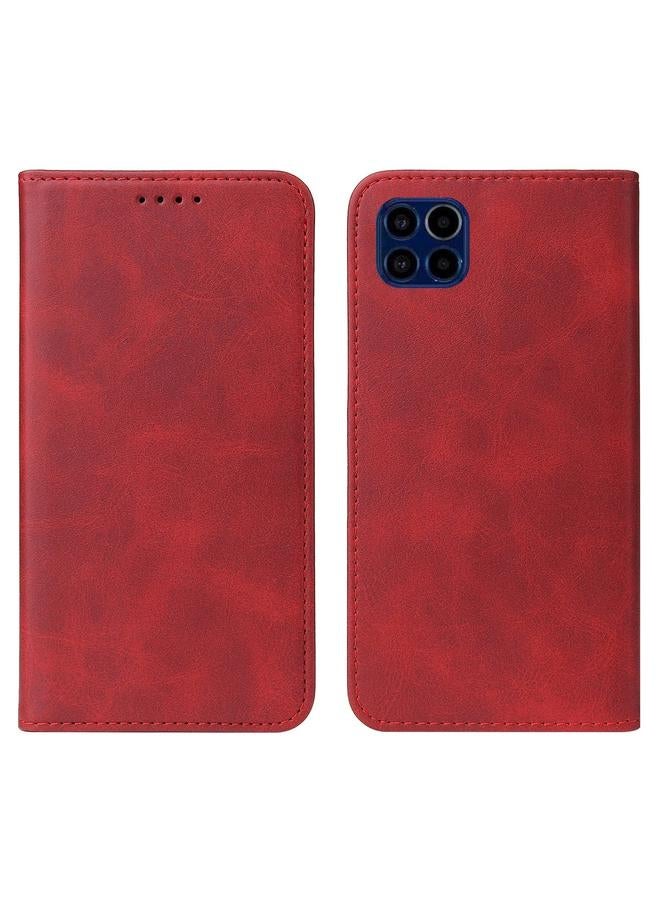 اس-توب جراب لهاتف Motorola Moto One 5G UW مصنوع من الجلد بإغلاق مغناطيسي - Image 2