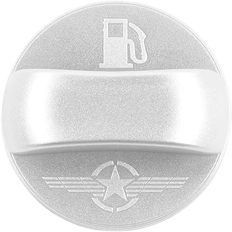 Silver ABS Fuel Tank Cap Cover Compatible With Suzuki Jimny 2010 Plus Models - Image 1