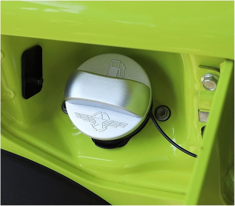 Silver ABS Fuel Tank Cap Cover Compatible With Suzuki Jimny 2010 Plus Models - Image 4