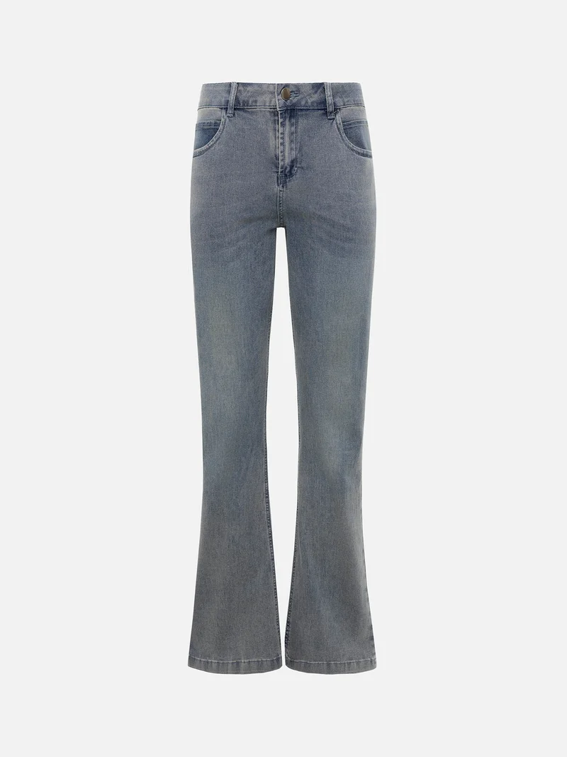 ليتشي Straight light-wash denim jeans