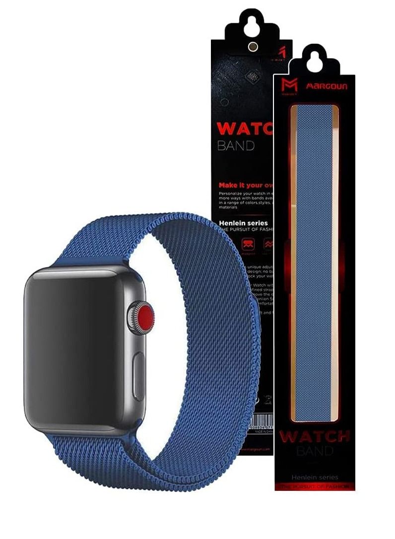GULFLINK Metallic Watch Band 220mm Length for Apple iWatch 42/44/45 mm - Image 5