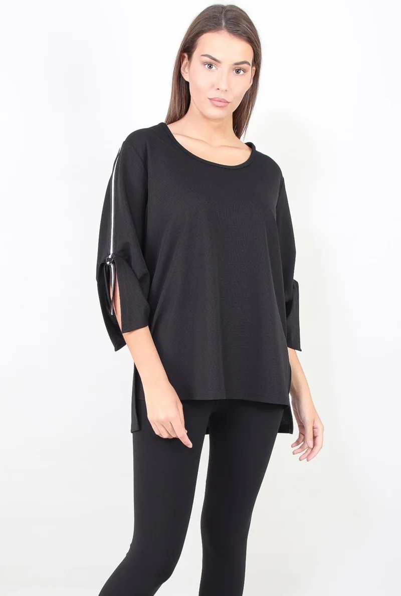 الكسندر جاردي Adjustable Sleeve Blouse (B21-5016)