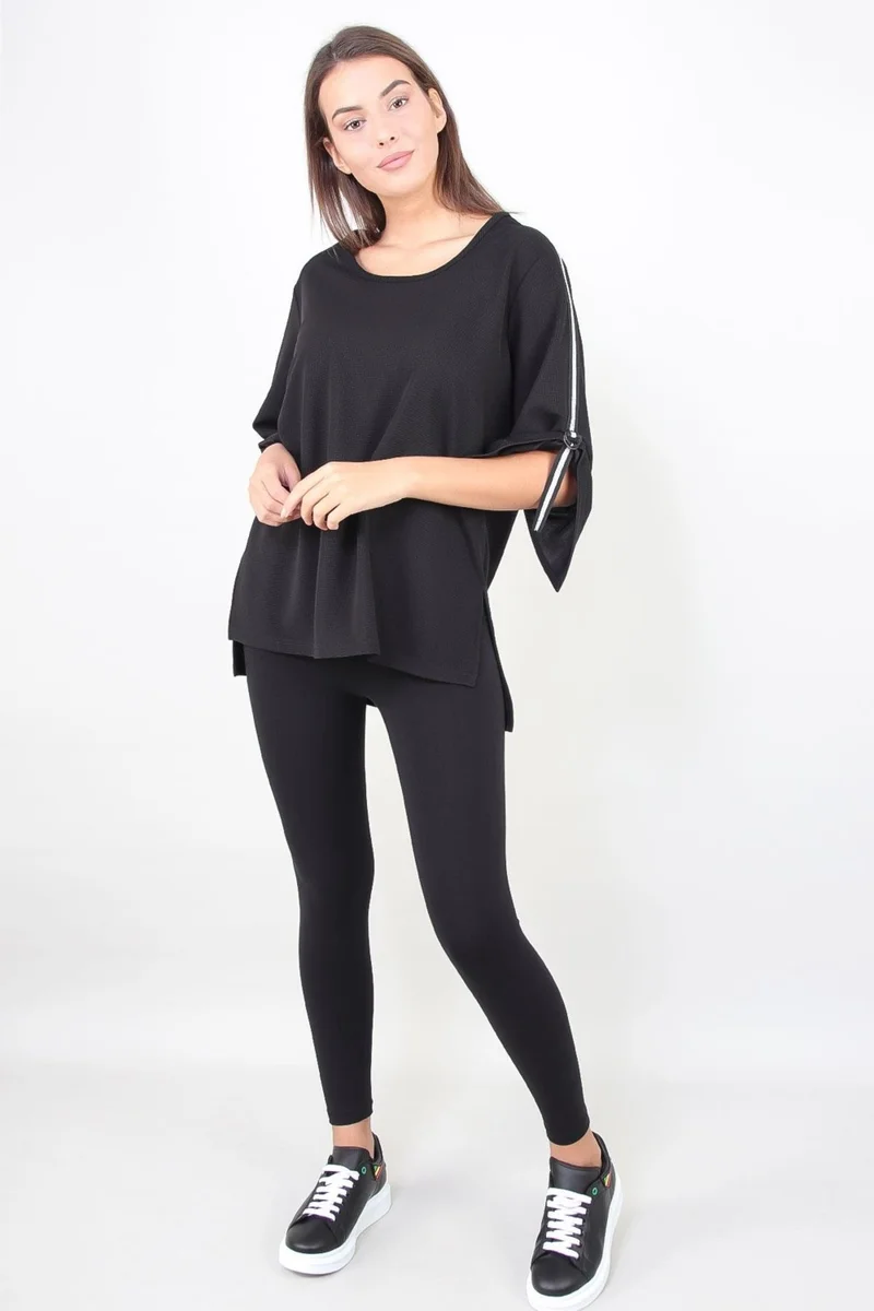 الكسندر جاردي Adjustable Sleeve Blouse (B21-5016)