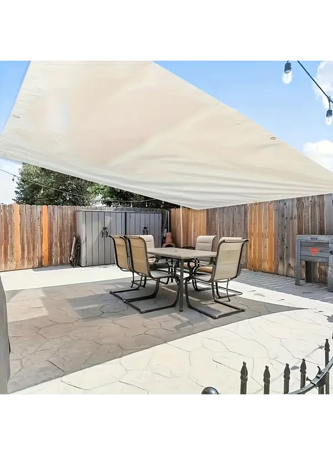 Premium White Rain Cover Tent 78 74inch x 196 85inch Ultra Thick Tear Resistant UV Resistant Reinforced Edges - Image 2