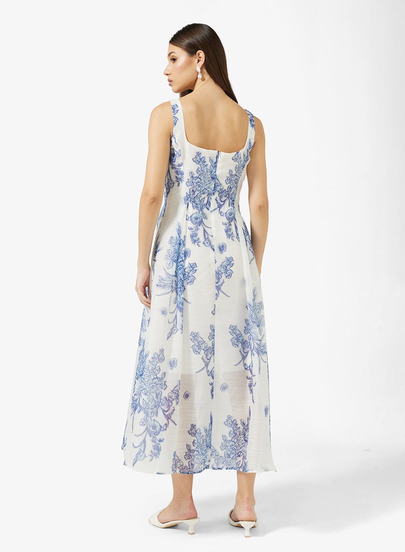 ELLA Floral Print Dress - Image 2