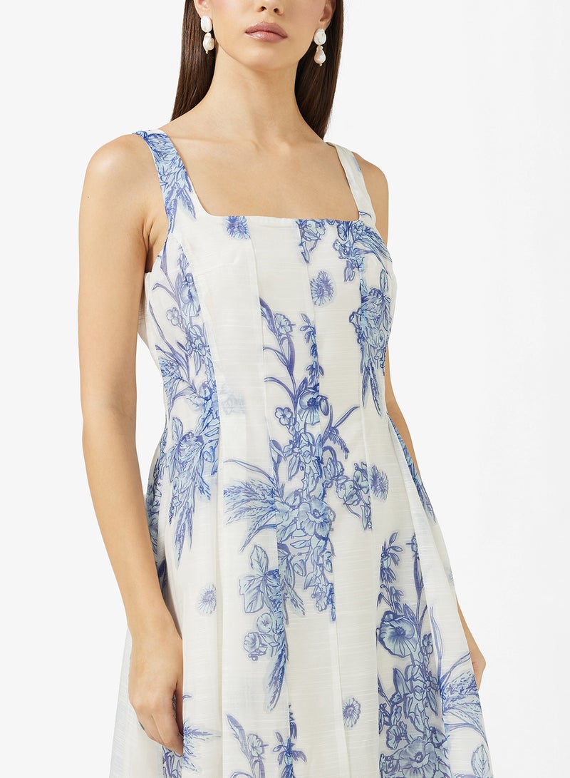 ELLA Floral Print Dress - Image 3