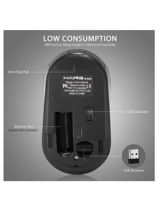 Haing 2.4G Wireless Optical Mouse - Image 3