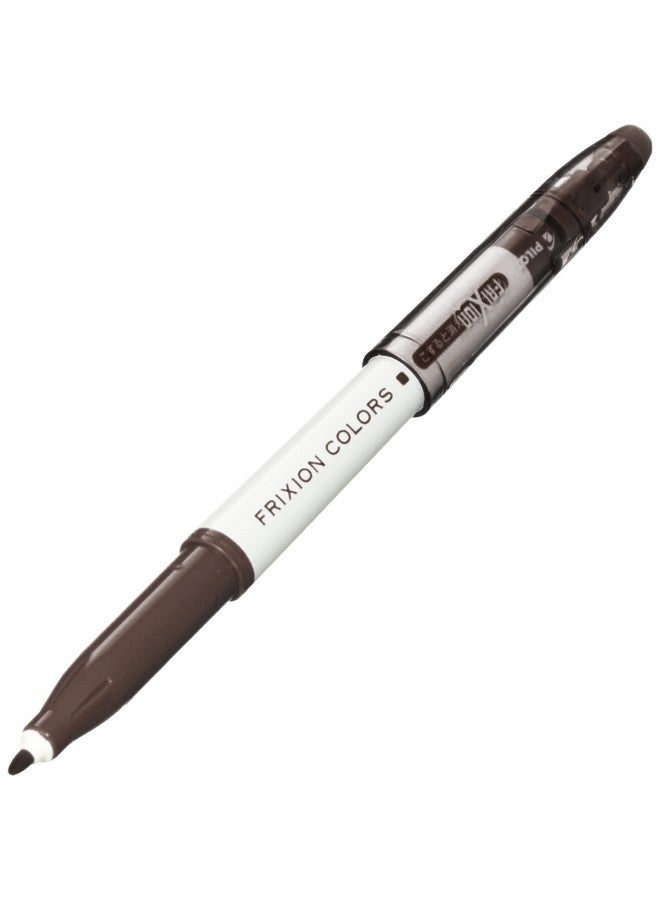 بايلوت قلم تحديد قابل للمسح من Pilot FriXion Colors، بني (SFC-10M-BN) - Image 2