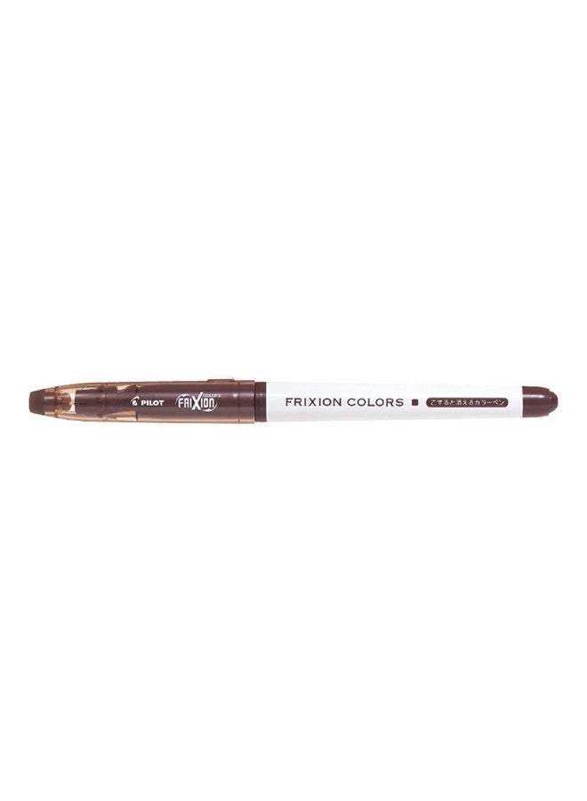 بايلوت قلم تحديد قابل للمسح من Pilot FriXion Colors، بني (SFC-10M-BN) - Image 1