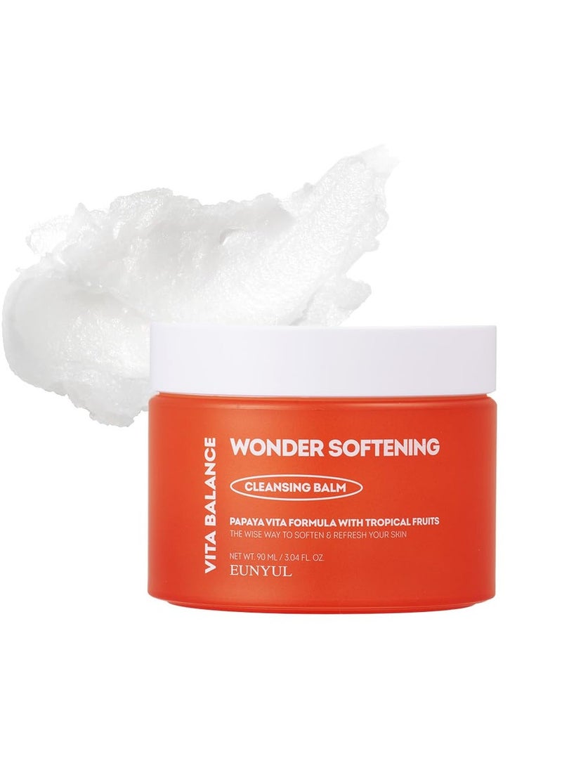 Eunyul EUNYUL Vita Balance Wonder Softening Cleansing Balm 90 ml / 3.04 FL. OZ. Cleansing Balm + Oil + Milk 3 in one Makeup Remover  - Image 1