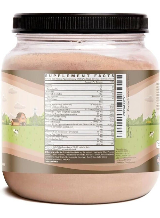 TruHeight Growth Protein Shake Ages 3+ (Chocolate) - Image 2