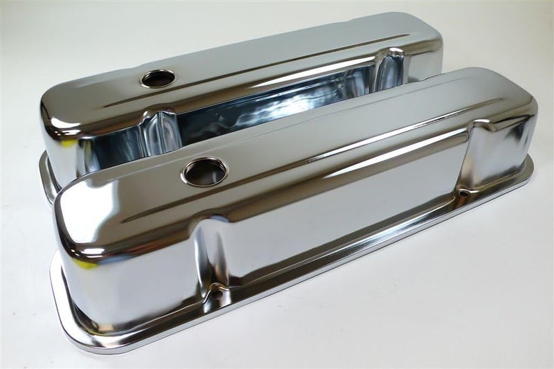 Racing Power R9300 Chrome Valve Cover for Pontiac