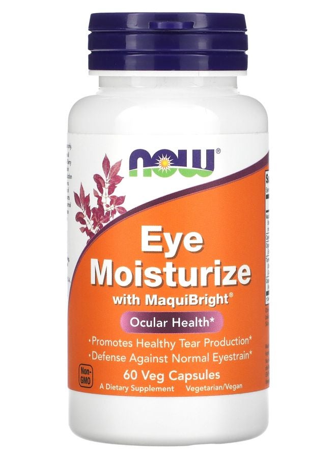 now Eye Moisturizer with MaquiBright 60 Veg Capsules