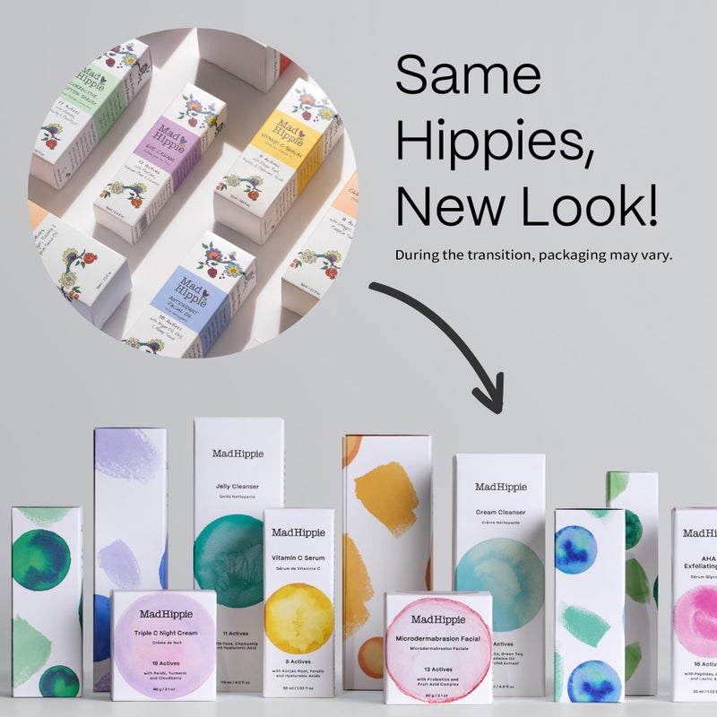 Mad Hippie AHA Exfoliating Peel + Eye Cream Pack â€“ Lactic & Glycolic Acid Peel, Goji Berry, Peptides, Hyaluronic Acid & Niacinamide, Discoloration Correcting Serum, Anti-Aging - Image 2