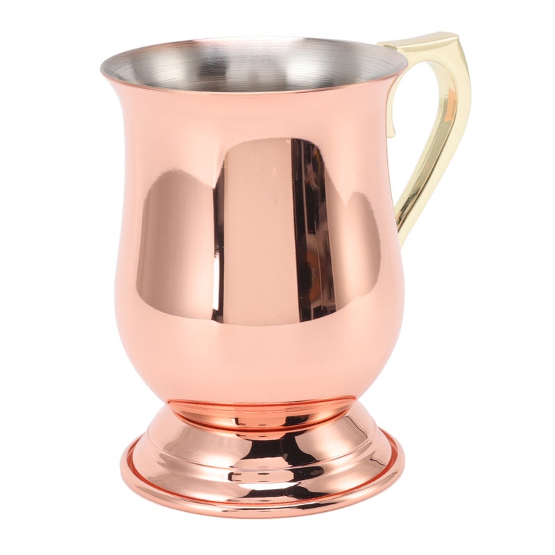 Moscow Cocktail Mule Mug Stainless Steel Rustproof Multifunctional Cocktail Drinkware for Beer Iced Tea and Iced Coffee Gold Plated - Image 1