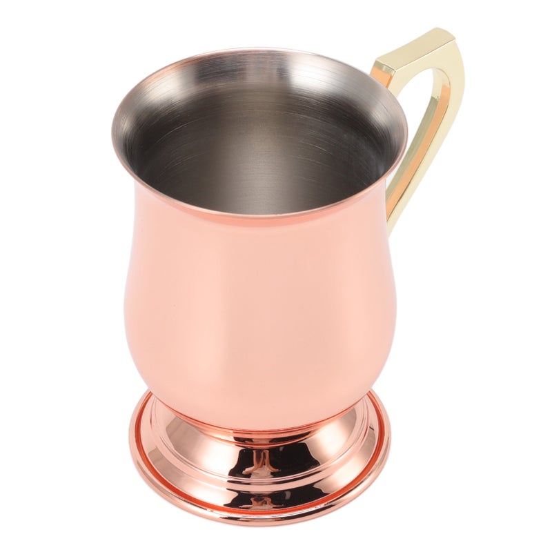 Moscow Cocktail Mule Mug Stainless Steel Rustproof Multifunctional Cocktail Drinkware for Beer Iced Tea and Iced Coffee Gold Plated - Image 5