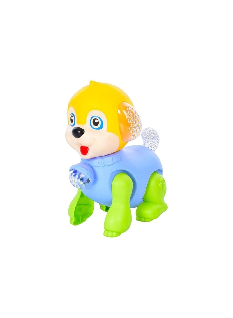 Walking Dog Toy with LED Lights, Music, and Traction Rope, Pull Along Interactive Puppy for Toddlers - Image 1