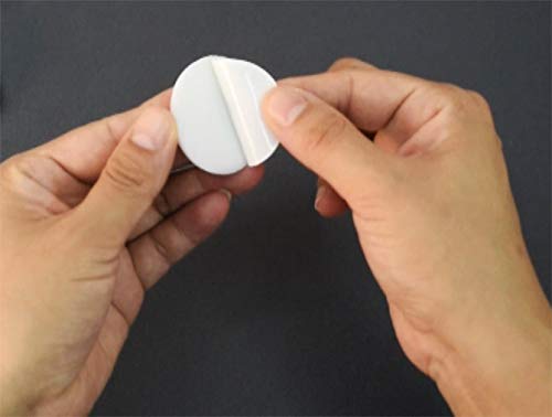 Xfenvs Door Knob Wall Shield, 6PCS White Round Soft Rubber Wall Protector Self Adhesive Door Handle Bumper (Small Round 1.57 Inch 6PCS, White) - Image 5