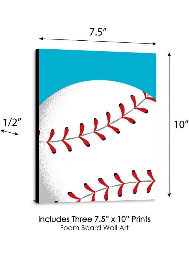 Big Dot of Happiness Go, Fight, Win - Sports Themed Wall Art & Kids Room Decor - 7.5 x 10 - Set 3 Prints  - Image 5