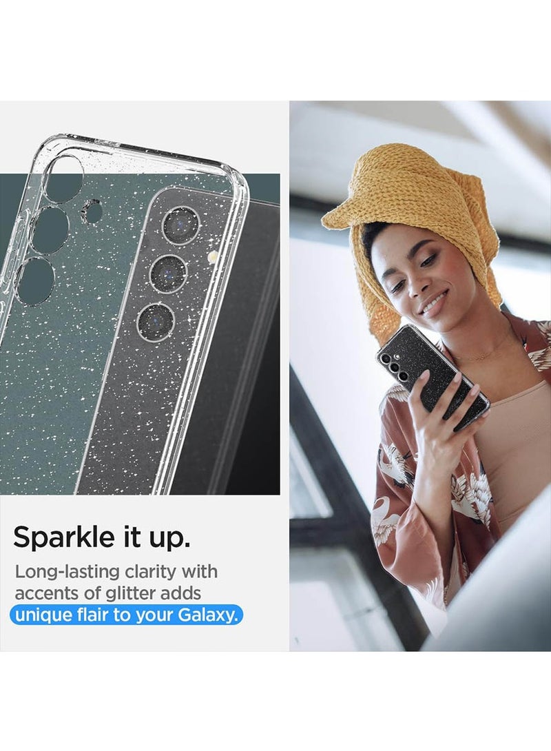 Spigen غطاء حماية جليتر كريستال سائل لهاتف سامسونج جالاكسي S24 PLUS (2024) - كريستال كوارتز - Image 4